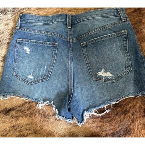 Free People Cut Off Denim Shorts SZ 29 - Picture 2 of 7
